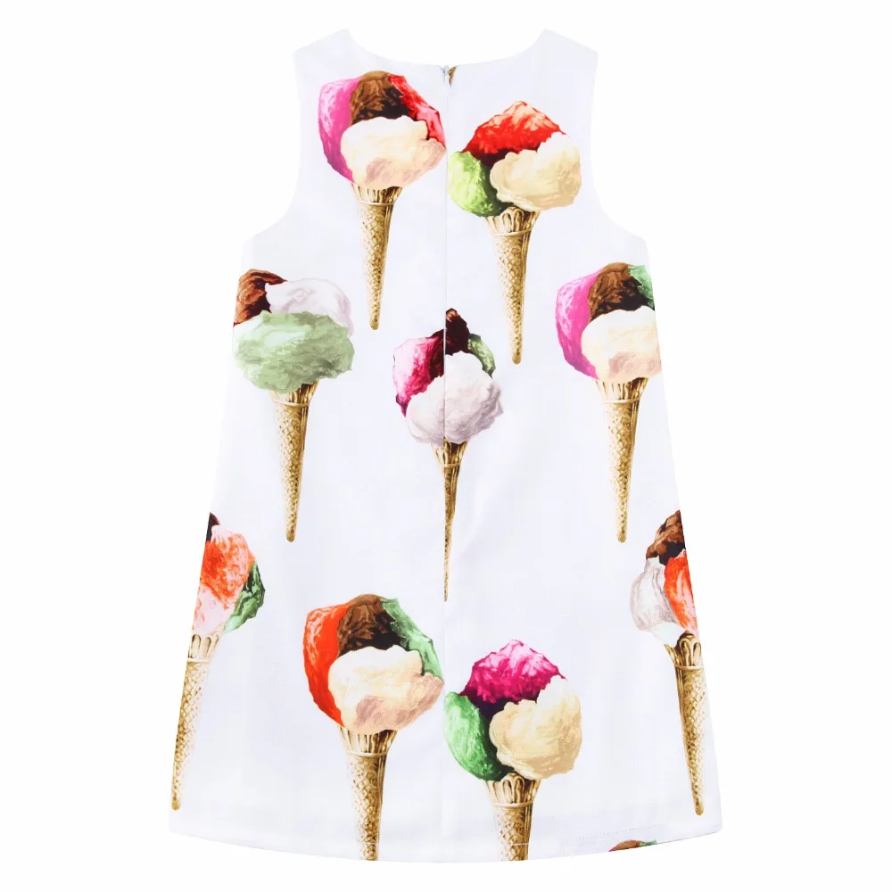 Летние платья для девочек 2020 Брендовое платье принцессы Детские одежда костюм