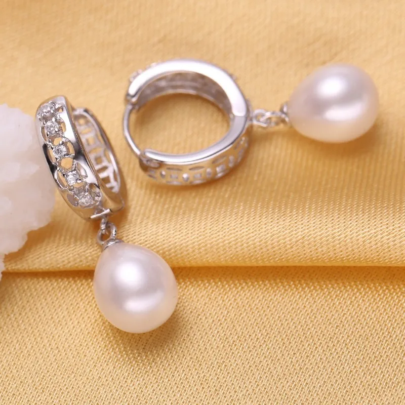 Комплект из серебра 925 пробы с натуральным пресноводным жемчугом|jewelry sets for women|pearl