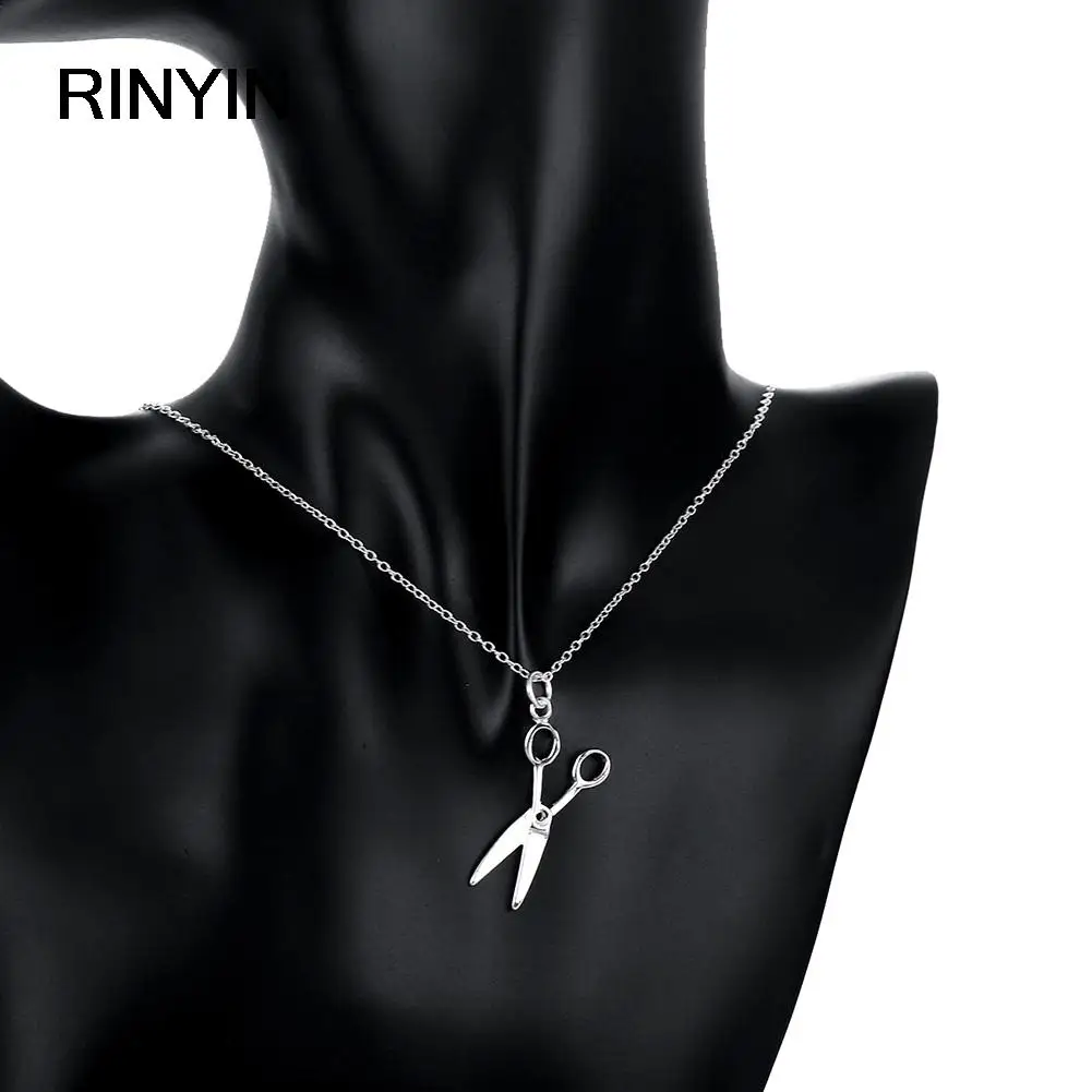 Ожерелье с подвеской покрытое серебром модные ювелирные украшения ожерелье из