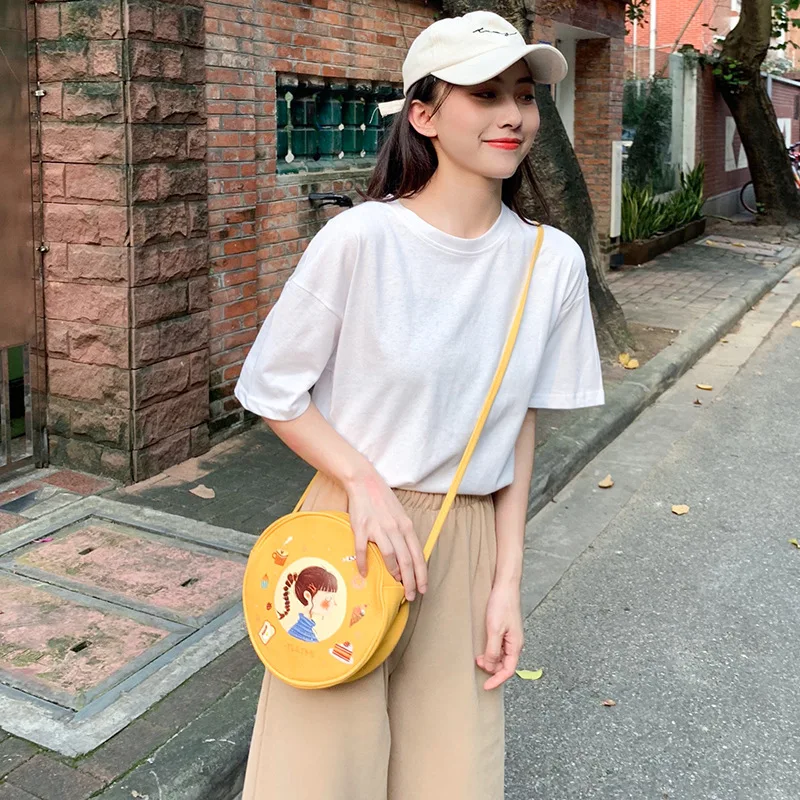 Youda оригинальная милая с рисунком сумка через плечо Студенческая повседневный