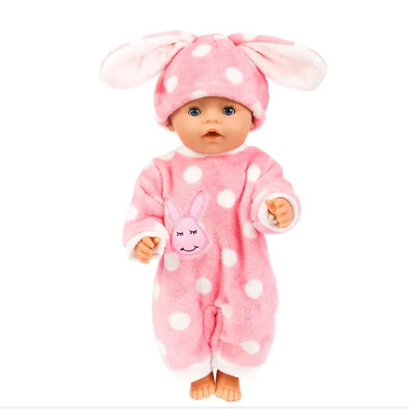 Q-113 Born New Baby Fit 18 дюймов 43 см кукольная одежда три спортивной одежды с розовой, синей и красной шляпой кукла аксессуары для ребенка подарок на день рождения - Цвет: Q-113