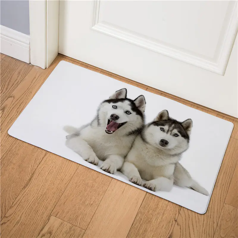 24 Siberian Husky введите дверной коврик для кухни коврик под дверь коврик на кухню коврик для дома домашние Нескользящие коврики для ванной приветственные напольные коврики - Цвет: 24