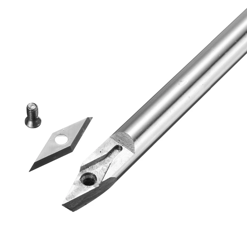 Wood Turning Tool With Carbide Insert Cutter Round Shank Woodworking Ht2184-2189 | Инструменты