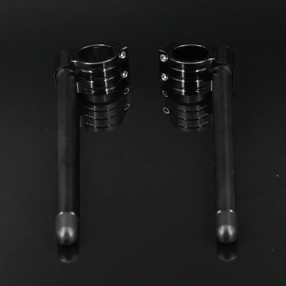 Manillar de la moto cicleta Racing CNC регулируемый 31/32/33/35/37/39/41 / 51 мм зажим на Bar Cafe Racer Moto |