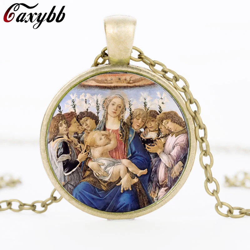 Лидер продаж ожерелье с подвеской в виде Девы Марии матери ребенка женская