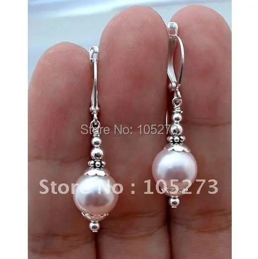 Серьги розовые из серебра с ракушками жемчужинами 4 10 мм|earrings eyebrow|jewelry toolearrings bronze |