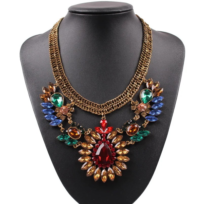 Осень 2017 г. Новое поступление модные пикантные дешевые ювелирные изделия Золотая