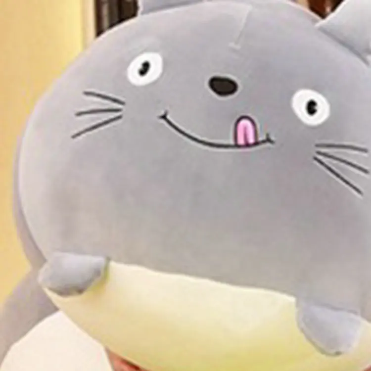 totoro 30-90 см Большой размер игрушки мягкая подушка подкладка в виде животных толстая собака кошка Тоторо Пингвин свинка лягушка плюшевые игрушки мягкие дети подарок на день рождения - Цвет: totoro