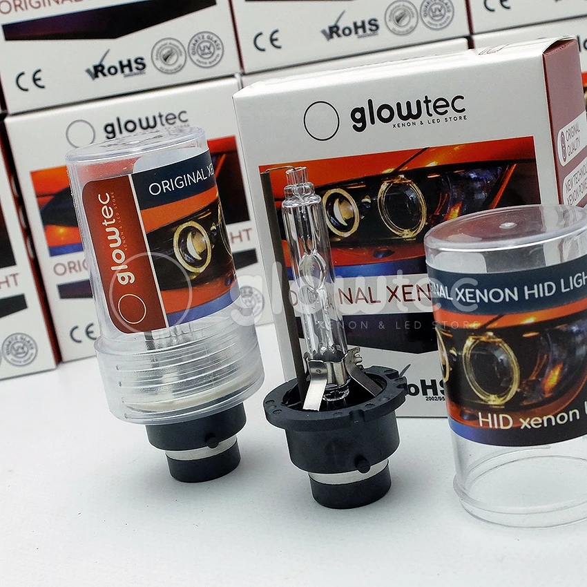 Лампы головного света GLOWTEC 2 шт. D1S D2S D3S D4S D1 D2 D3 D4 D1R D2R D3R для фар 4300K 6000K 8000K |