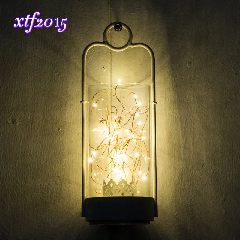 Оптовая продажа светодиодная гирлянда из медной проволоки 2 м 20 светодиодов