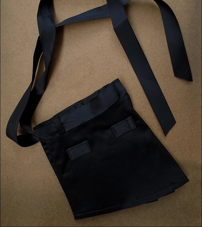 T02 X580 Blyth кукольные одежда 1/3 1/4 bjd 1/6 мягкого плюша Аксессуары для куклы черные
