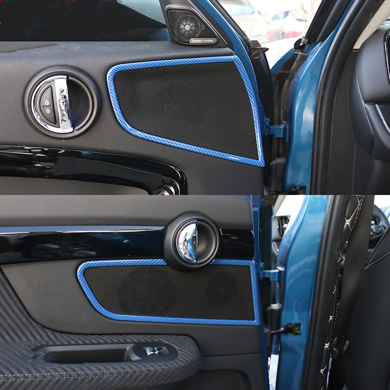 4 шт. наклейки из АБС углеродного волокна для BMW Mini Cooper Countryman F60 2017 2018|Наклейки