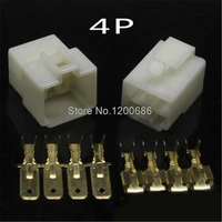 4pin automotive connector plug 6 3mm connector male female butt plug connector