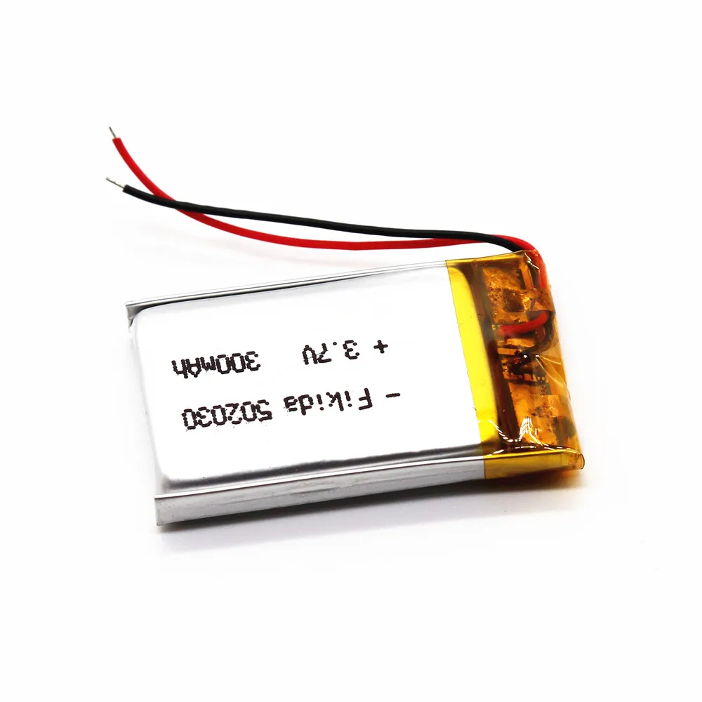 Fikida new 502030 polymer lithium-ion battery 3.7v 300mAh MP3 MP4 MP5 toy rechargeable can be wholesale | Электроника