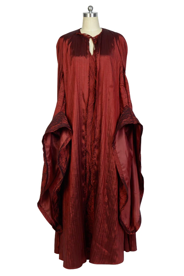 GoT Игра престолов Косплей красная женщина Melisandre костюм наряд Косплей Костюм Хэллоуин Карнавальный костюм полный комплект