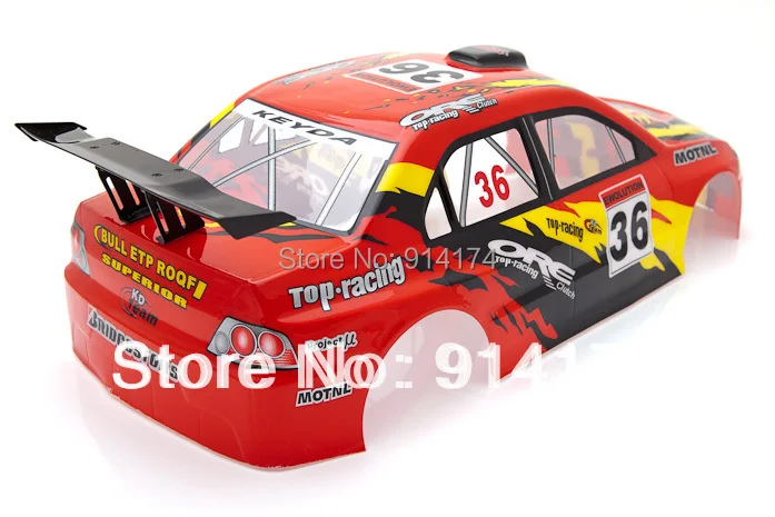 

YUKALA 1/10 R/C car painted body shell for 1/10 rc car 200mm 030R 2pcs/lot