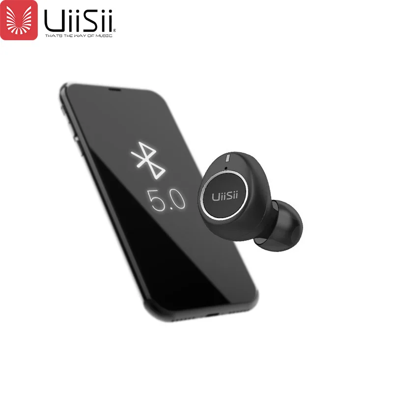 Uiisii Tws60 Беспроводная гарнитура Bluetooth наушники с сенсорным экраном 5 0