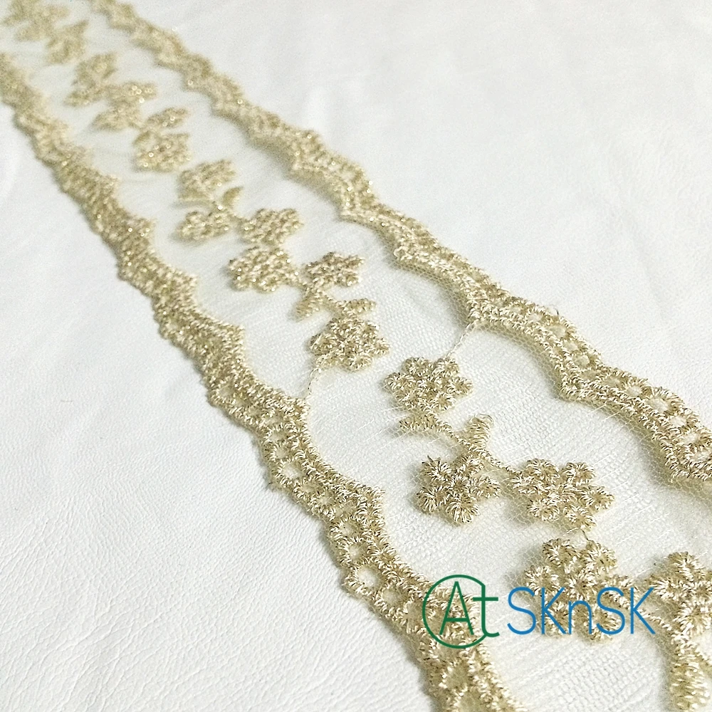 100yard/lot Good quality white and black eyelashes lace fabrics wide 6CM handmade clothing accessories diy flower trim DHL | Дом и сад
