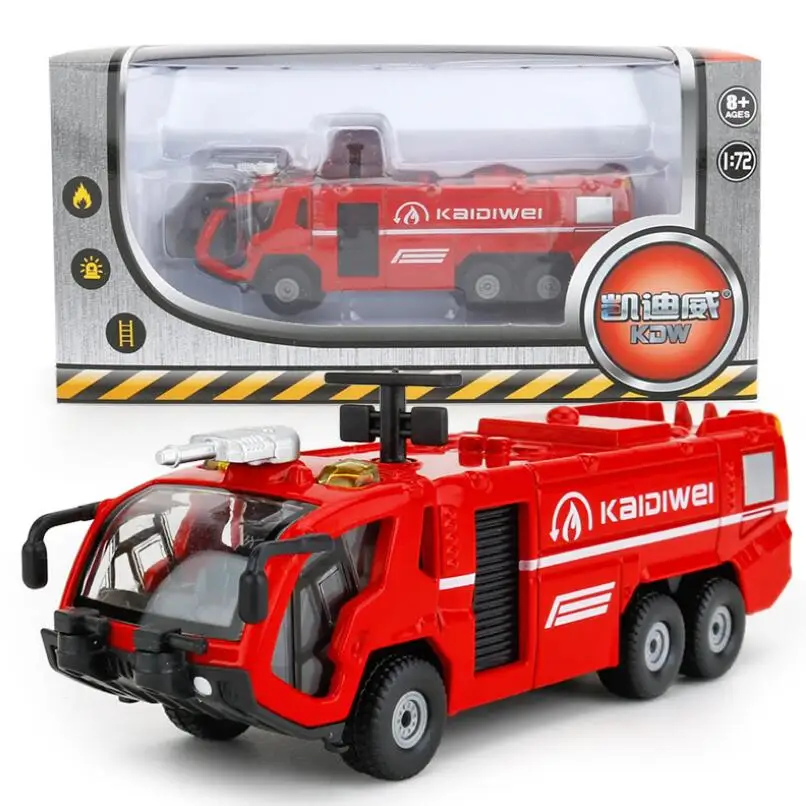 1:72 мини-пожарная машина модель из сплава 119 пожарная детская игрушка автомобиля