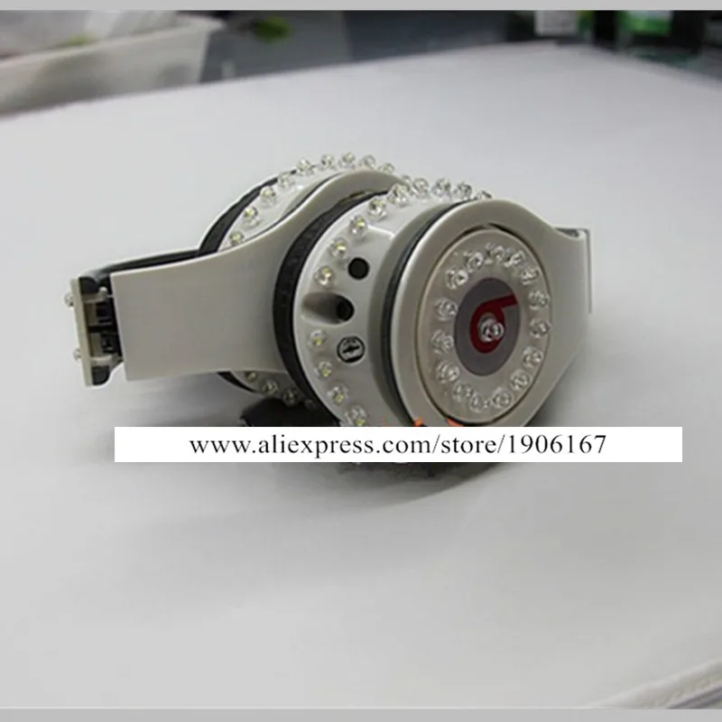 Горячая Распродажа светодиодные светящиеся наушники игровая музыка видео