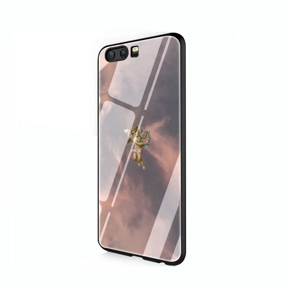 Новинка Ренессанс ангелы Fundas закаленное стекло чехол для телефона huawei mate P 10 20 30 Lite Pro Y9 Honor 8X 7A - Цвет: G7