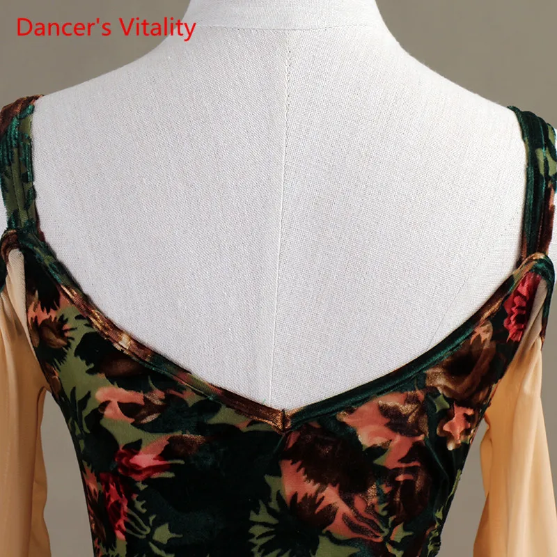 2018 бальное платье для танцев с модным принтом женщин современный вальс танго