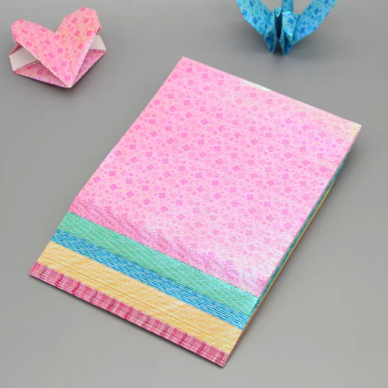 100 шт. квадратный клевер перламутровая бумага для оригами флэш светильник Кая