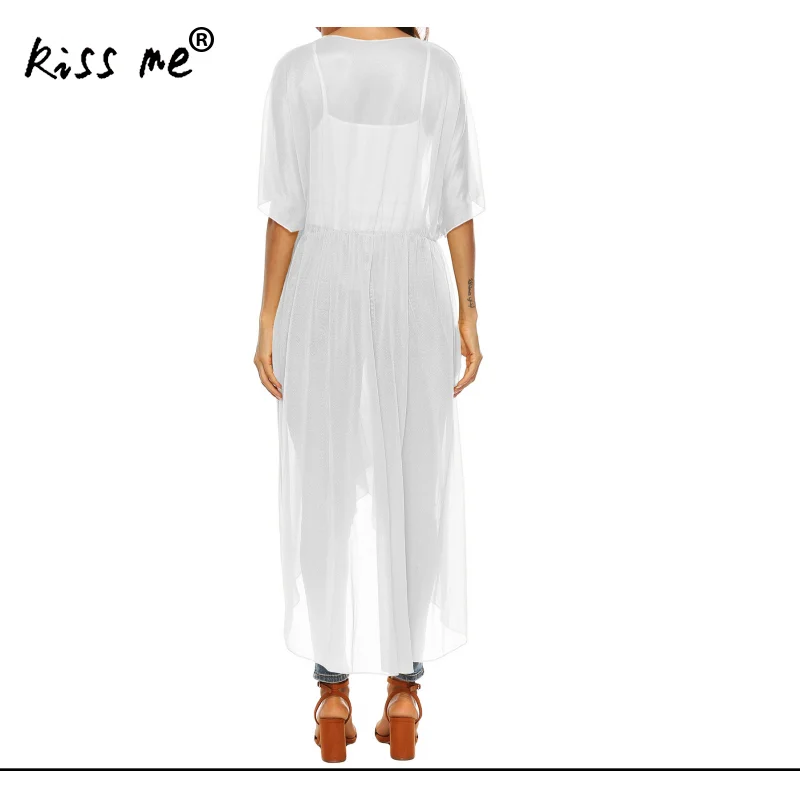 Новый пляжный купальный костюм летний прозрачный сексуальный бикини накидка для