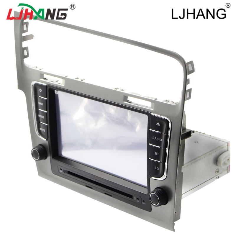 LJHANG 1 Din Автомобильный мультимедийный плеер для VW/Volkswagen/Golf 7 GPS Bluetooth навигация