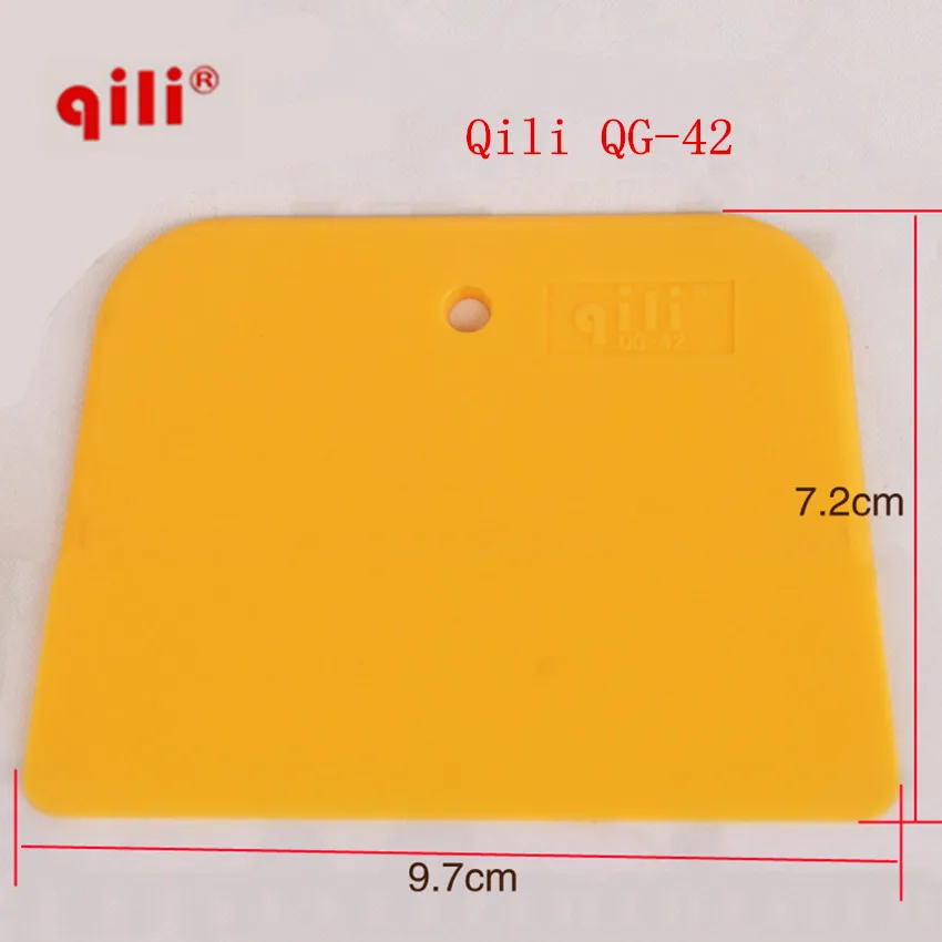 DHL заводская цена 200 шт QILI QG-42 мини Лопата скребок 3d Углеродного Волокна Виниловой