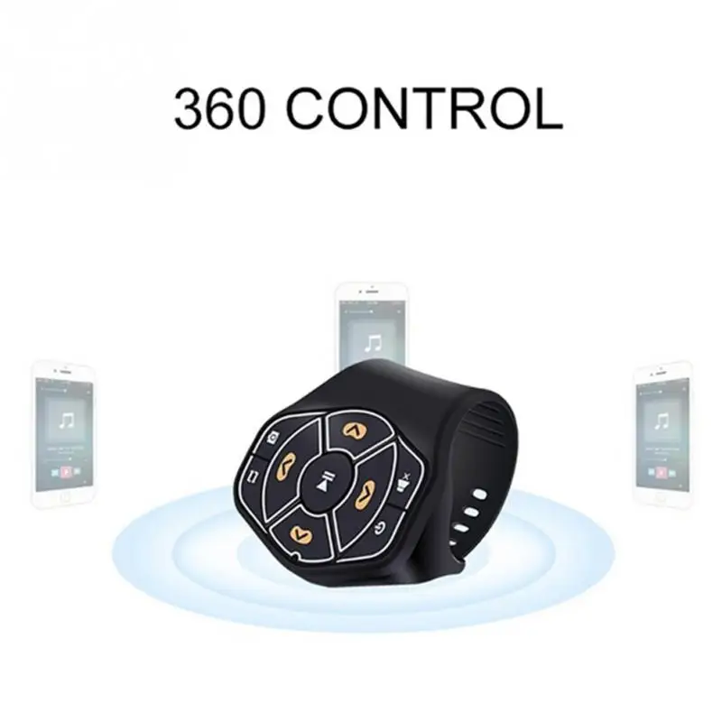 Беспроводной Bluetooth пульт дистанционного управления медиа Кнопка рулевого колеса автомобиля велосипед для iphone Android телефон музыка фото управление Лер