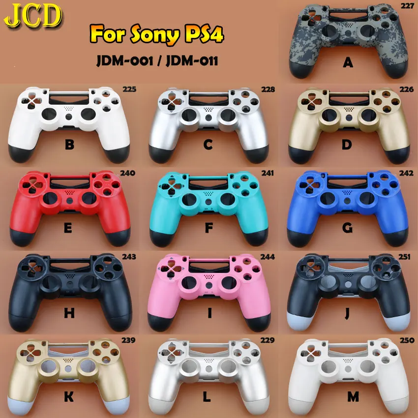 JCD 1 шт. Пластик твердая оболочка для sony Playstation 4 для PS4 JDM-010 JDM-001 контроллер Корпус чехол защитный чехол кожаный чехол