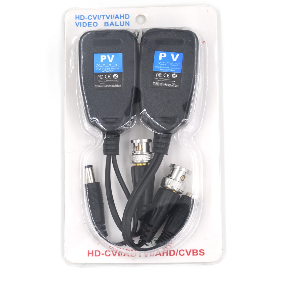 Verkaufen 20 Pairs CCTV Coax BNC Video Balun Transceiver Zu CAT5e 6 Rj45-stecker-Großhandel Schnelles Verschiffen