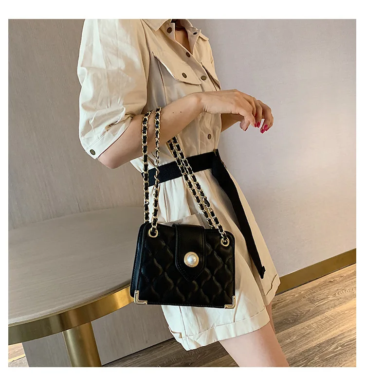 Women's Bag Female New Fashion Handbag Shoulder Bags for Women Messenger Handbags Rhombic Chain Bag White Red Green Black