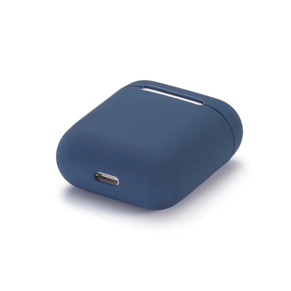 Чехол для Apple Airpods силиконовый чехол iPhone беспроводная bluetooth гарнитура защитный