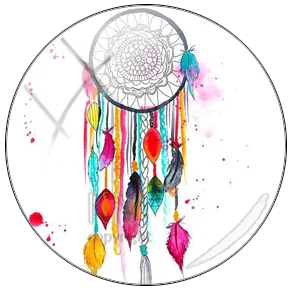 TAFREE beauty Dreamcatcher Рисунок 5 шт. 12 мм/15 мм/16 мм/18 мм/20 мм/25 мм круглый стеклянный кабошон демонстрационный плоский задний вывод - Цвет: BM06