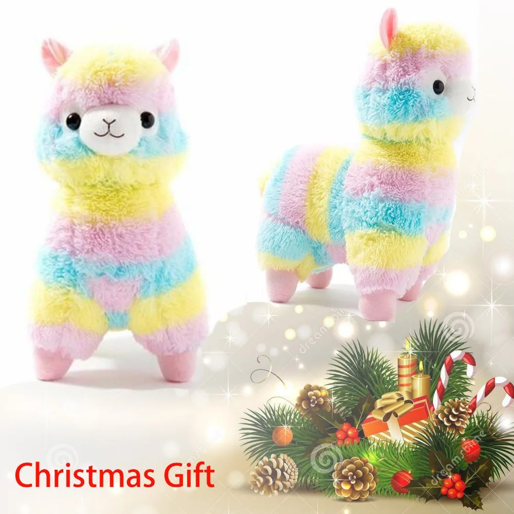 18 см Радуга плюшевые игрушки Животные для детей милый Альпака лама игрушка