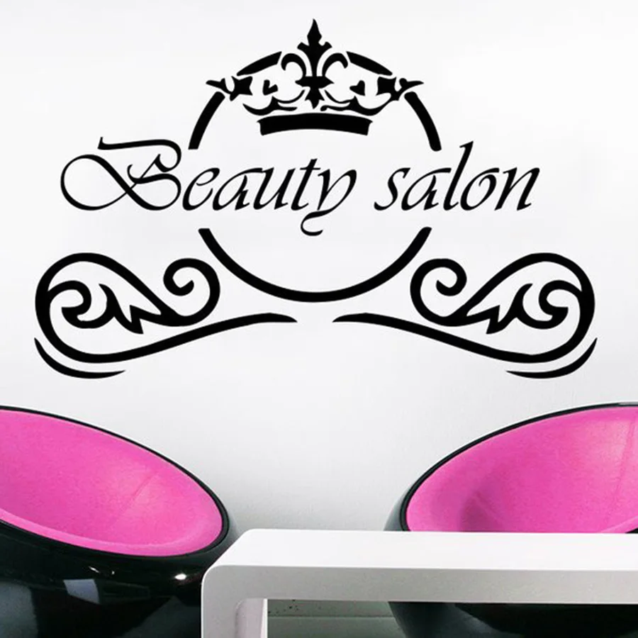 

Beauty Salon Wall Decal Fashion Make Up Hair Spa Salon Vinyl Sticker Hairstyle Wall Art Decor Beauty Salon Mural Interior Design