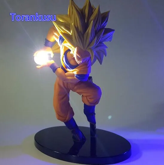 Dragon Ball Z Son Goku экшн фигурка Kamehameha DIY Набор светодиодных ламп супер Сон Гоку модель