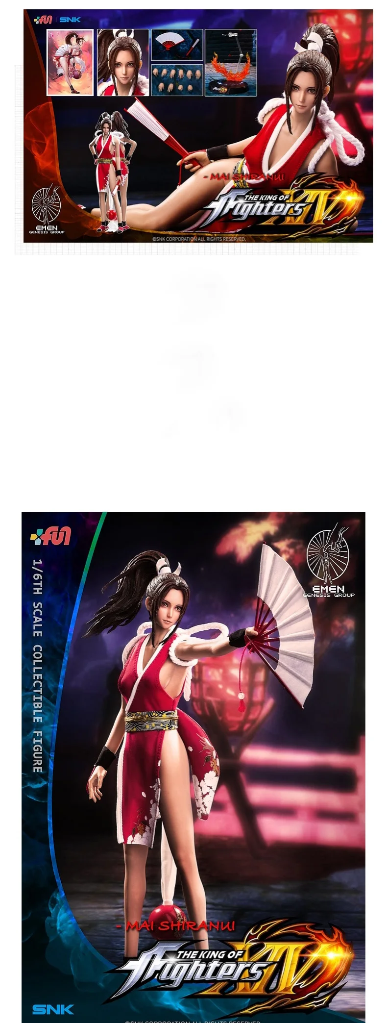 1/6 масштабная Коллекционная фигурка кукла KOF Fighting girl Mai Shiranui с бесшовным корпусом 1" фигурка куклы пластиковая модель игрушки