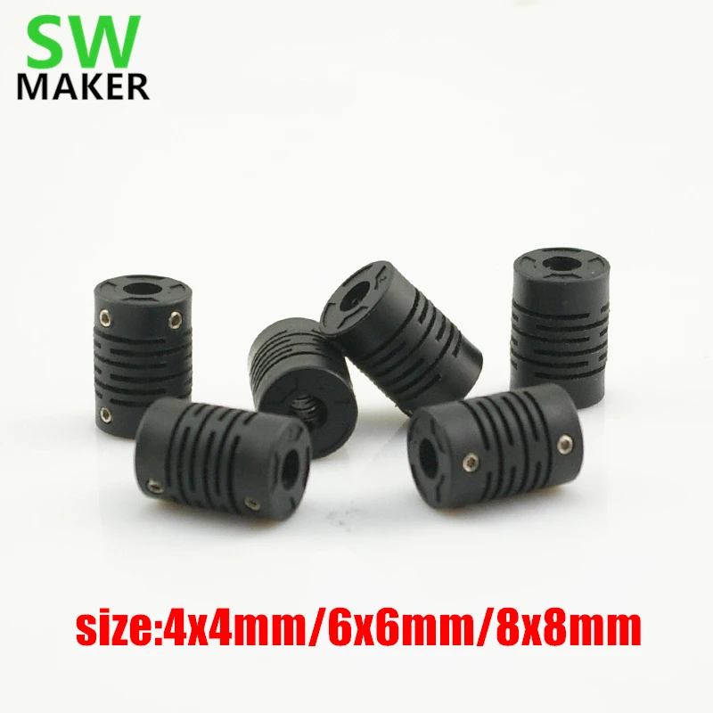 SWMAKER 2 шт. Соединительная муфта кодер нейлоновая пластиковая Эластичная моторная