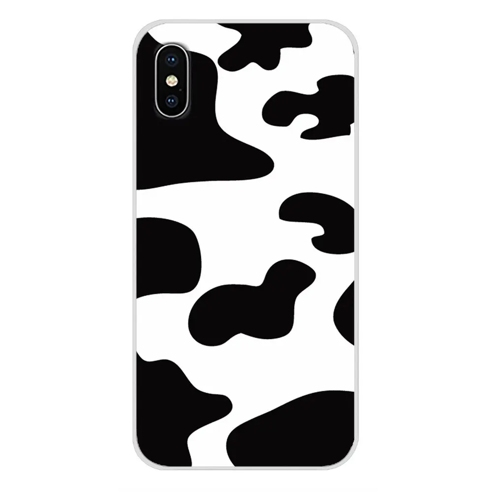 images 10 Милые черно-белые чехлы с рисунком коровы для samsung A10 A30 A40 A50 A60 A70 Galaxy S2 Note 2 3 большое ядро Prime - Цвет: images 10