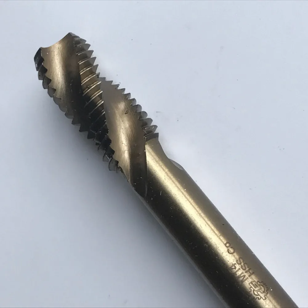 Бесплатная доставка 1 шт. M8 M20mm HSS M35 Co5 % полностью шлифованные спиральные флейты с