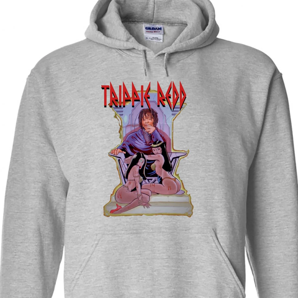 Толстовка с капюшоном Trippie Redd с надписью «Love» для вас, пуловер Trippie Redd, худи Толстовка с капюшоном