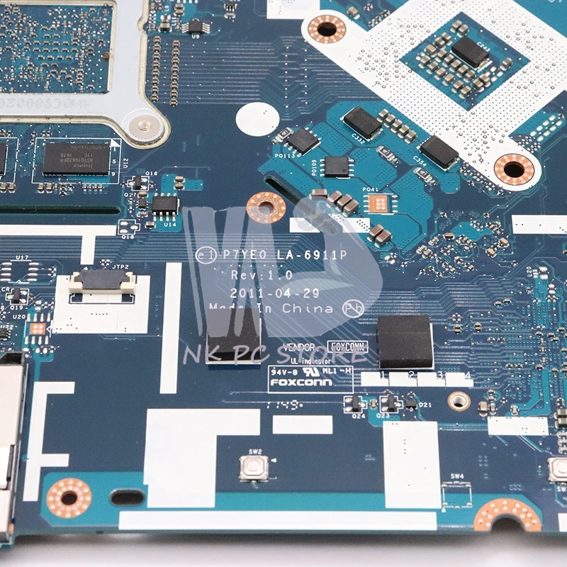 NOKOTION для acer ASPIRE 7750 7750G материнская плата ноутбука P7YE0 LA-6911P MBRMK02001 MB. RMK02.001 HD 6630M gpu HM65 DDR3