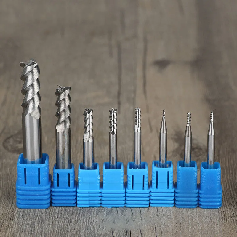 Сверло SHK 1/8 "3 175 4 6 8 10 мм 2 шт. сверло с ЧПУ 3 3f спиральная фреза торцевая Фрезерный
