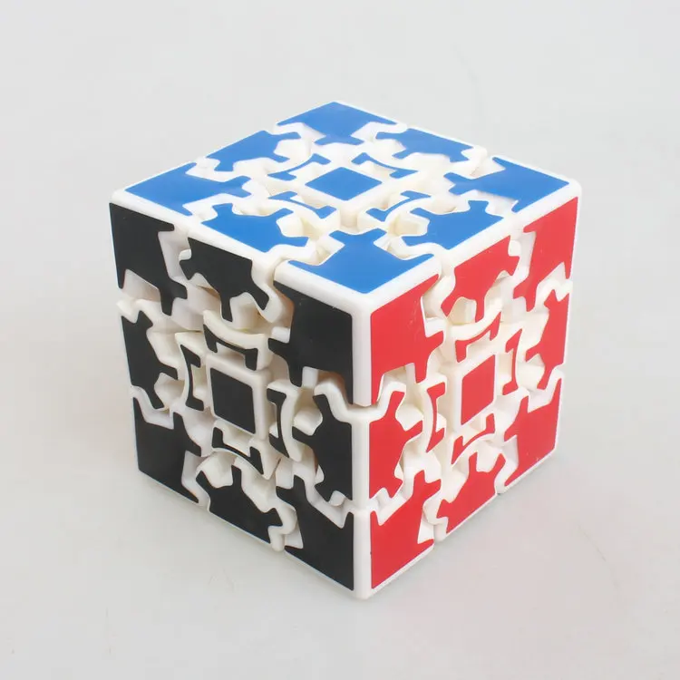 White X-cube gear Cube I 3D волшебный куб головоломка игрушка(60 мм) необычная форма Куб для детей - Цвет: White