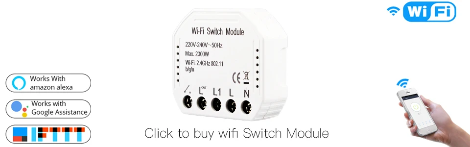 2 способа Wifi умный светильник светодиодный диммер Diy выключатель модуль Smart Life/Tuya APP пульт дистанционного управления, работает с Alexa Echo Google Home
