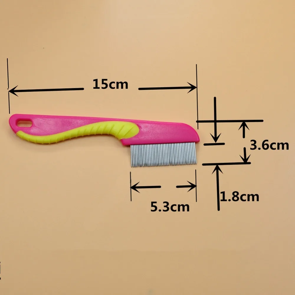Fashion Lice Flea Removal Comb Pet Cleaning Supplies Dog Grooming Cat Fine toothed Combs Brush| |