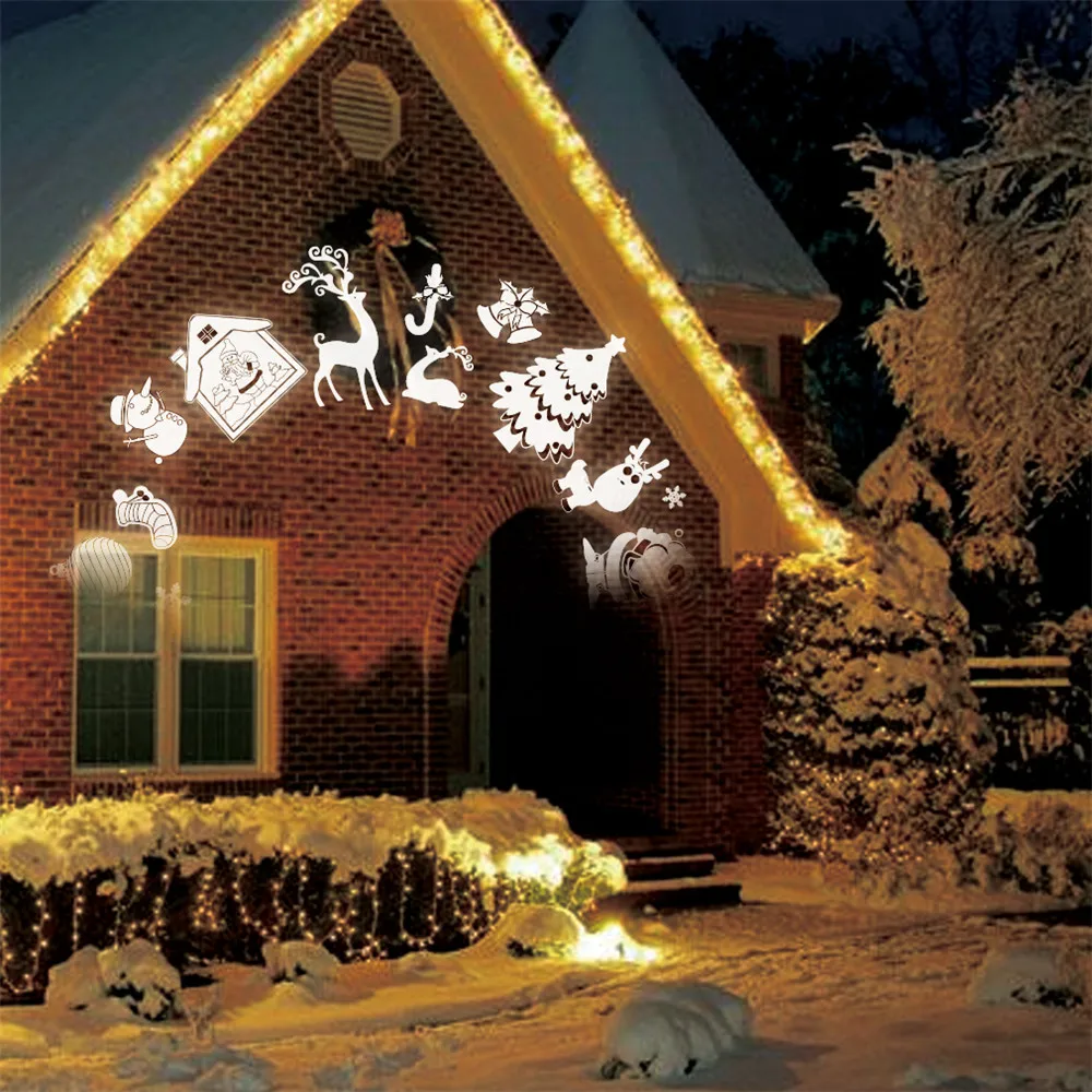 IP65 LED 3D Рождественский проектор Kerstverlichting лазер для наружного перемещения